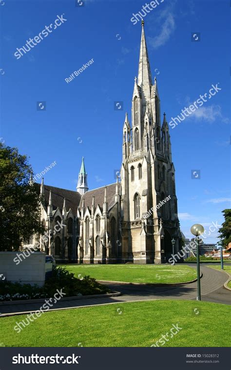 Church In Neo Gothic Style Dunedin New Zealand Stock Photo 15028312