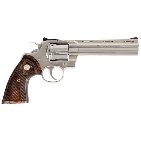 Colt Python 357 Magnum 6in Stainless Revolver 6 Rounds Sportsmans