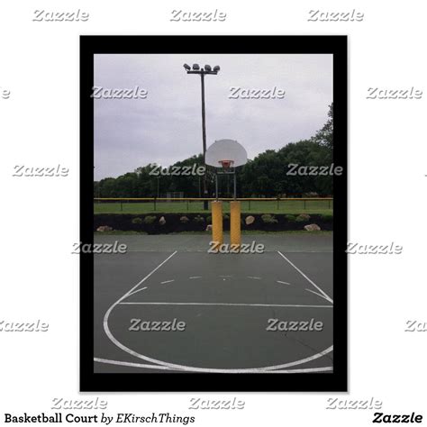 Basketball Court Poster Sport Poster Poster Prints Poster