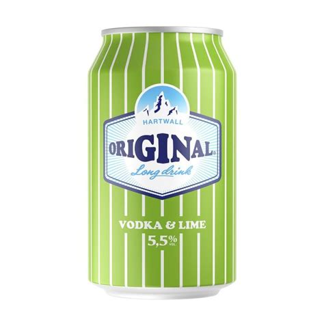 Hartwall Original Long Drink Vodka Lime 55 24x33cl