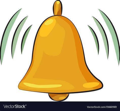 Cartoon Image Of Notification Icon Bell Symbol Vector Image