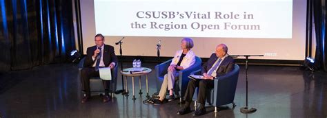 Csu Chancellor White Discusses Cal State San Bernardinos Vital Role In