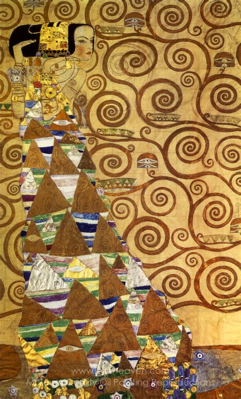 Gustav Klimt Expectation Painting Reproductions Save 50 75 Free