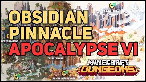 Original file ‎ (694 × 820 pixels, file size: Obsidian Pinnacle Apocalypse 6 Minecraft Dungeons Highest ...