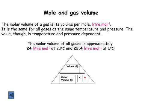 Ppt Mole And Gas Volume Powerpoint Presentation Free Download Id
