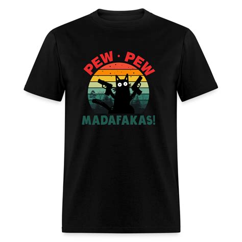 Cat Pew Pew Madafakas Classic T Shirt Clown World