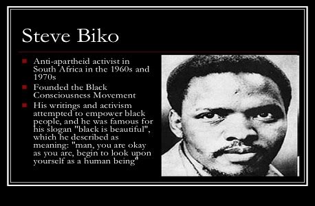 Black consciousness and the south african revolutionfinal interviewaugust, 1977 City honours black consciousness icon Biko