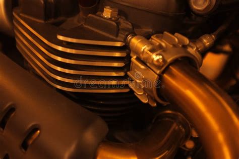 Motorcycle Engine Close Up Detail Background Stock Photo Image Of Closeup Business