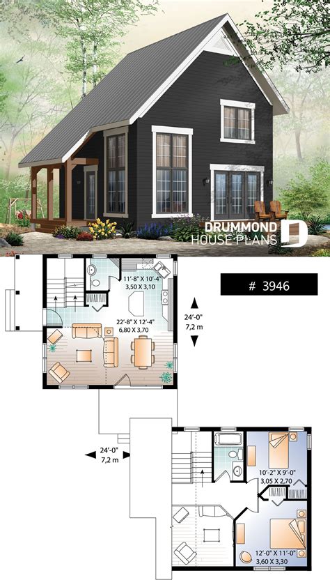 Check spelling or type a new query. house plan Willowgate No. 3946 | Tiny cabin design ...