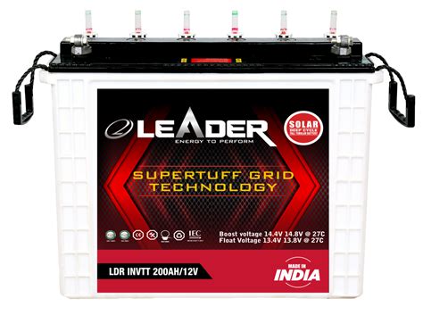 Leader Litt 200 Tall Tubular Battery