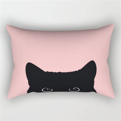 Black Cat Rectangular Pillow By Vitor7costa Society6
