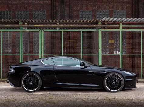 Wallpaper Black Building Side View Sports Car Aston Martin Aston