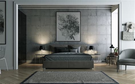 Concrete Wall Designs 30 Striking Bedrooms That Use