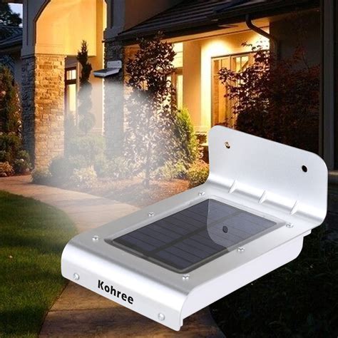 16 Led Motion Sensor Solar Powered Outdoor Light Waterproof Wireless Light