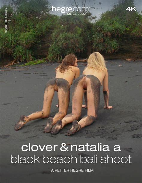 Clover Katya Clover Natalia A Natali Andreeva Clover And Natalia A Black Beach Bali Shoot