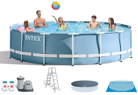 Intex 18 Ft X 48 In 549 X 122 Cm Metal Frame Pool Set With Filter Po