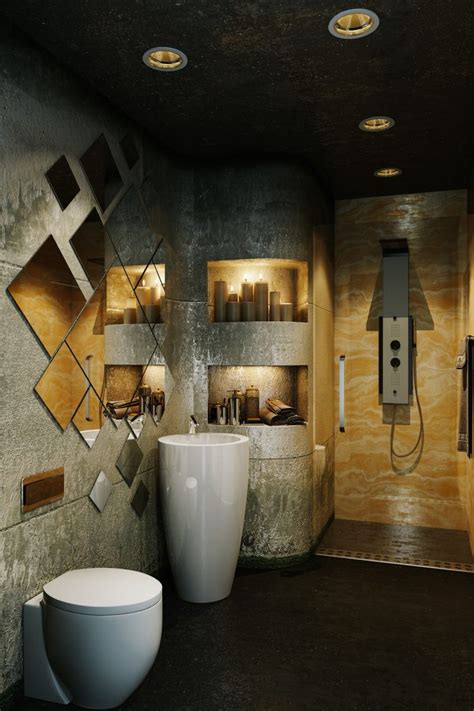 Even for half bathrooms, decorating ideas that use limited available space may turn a cramped area into one that feels both stylish and roomy. Inspiration For Bathroom Decorating Ideas With an ...