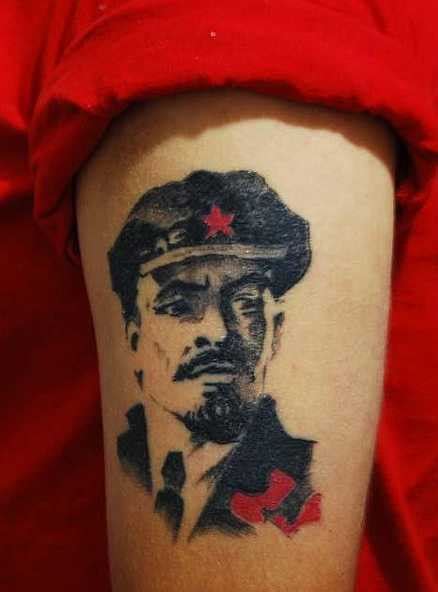 Тату ленин Татуировки с изображением Ленина Tattooart