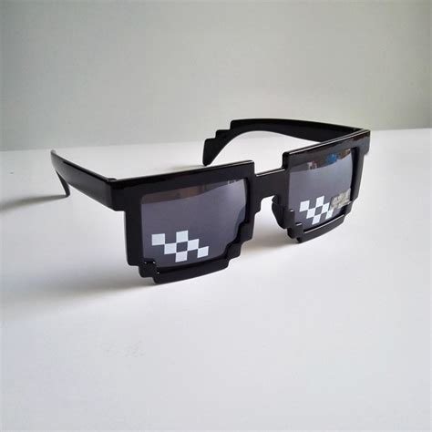 Buy Deal With It Glasses Women Men Minecraft Polygonal Thug Life Sunglasses