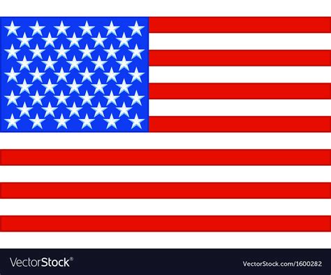 Usa flag, flag of the united states, american flag, flag, rectangle png. USA flag Royalty Free Vector Image - VectorStock