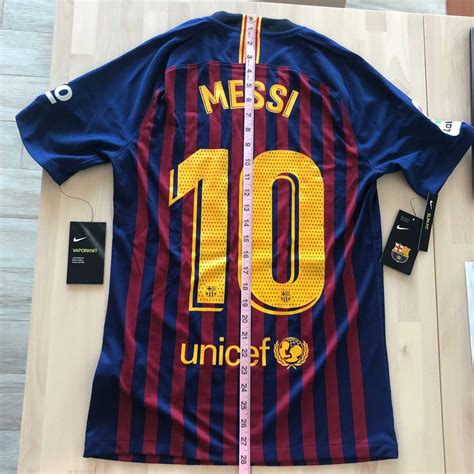 Authentic 201819 Fc Barcelona Kit Messi 10 Size Small Mens