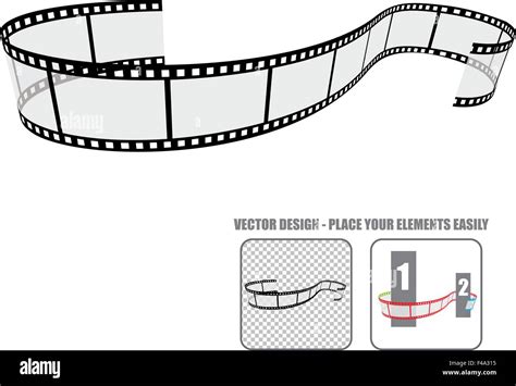 Vector Film Roll Stock Vector Image Art Alamy