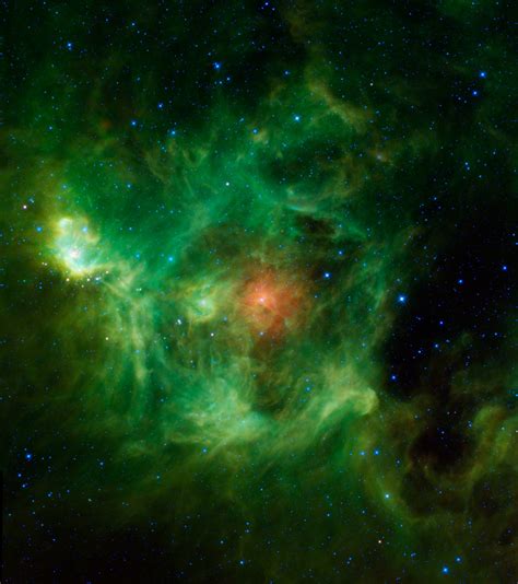 What Glows Green In Space Universe Today