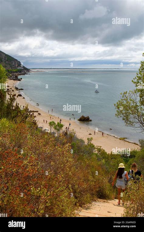 Playa De Galapinhos Situada En El Municipio De Setúbal En Serra Da
