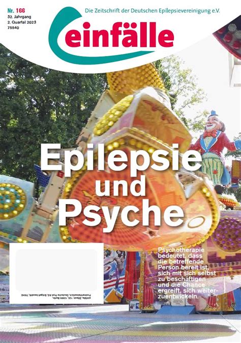 Einfälle Nr 166 2 Quartal 2023 Deutsche Epilepsievereinigung