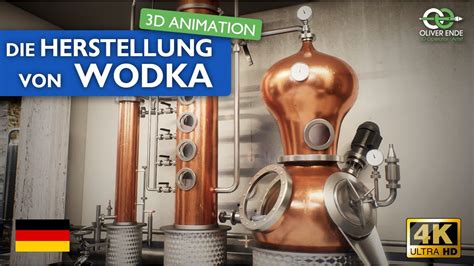 Die Herstellung Von Wodka 3d Animation über Die Produktion Des