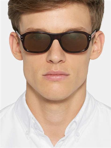 tortoiseshell cutler and gross square frame tortoiseshell acetate sunglasses kingsman mr