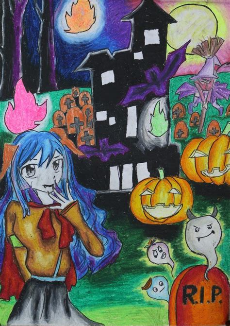 Tranh vẽ Halloween đẹp nhất | Halloween, Anime, Lễ hội