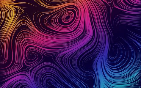 1920x1200 Resolution Curvy Colorful Lines 1200p Wallpaper Wallpapers Den