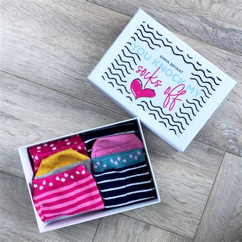 Personalised You Knock My Socks Off Sock T Box By Solesmith