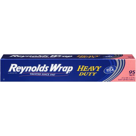 Ft 95 Sq Reynolds Wrap Heavy Duty Non Stick Aluminum Foil 4 Pack