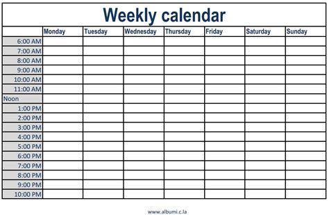 Weekly Calendars With Times Printable Calendars 2018 Kalendar 2018