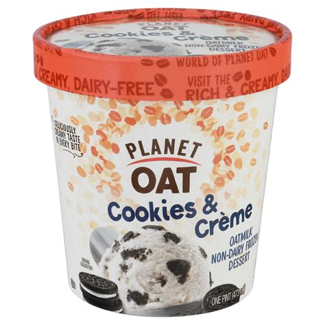 Save On Planet Oat Non Dairy Frozen Dessert Cookies Creme Order