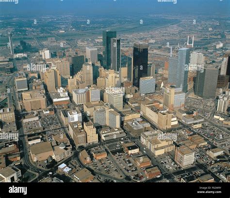 Aerial View Of Dallas Texas United States Of America Stock Photo Alamy