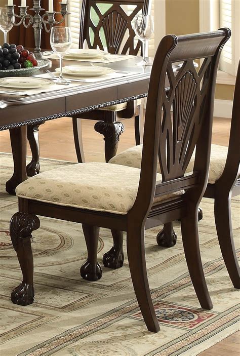 Norwich Warm Cherry Side Chair From Homelegance 5055s Coleman Furniture