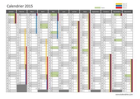 Calendrier Scolaire 2015 2016