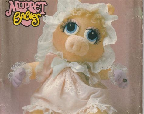 Vogue 8967 Jim Hensons Muppet Babies Baby Miss Piggy With Etsy
