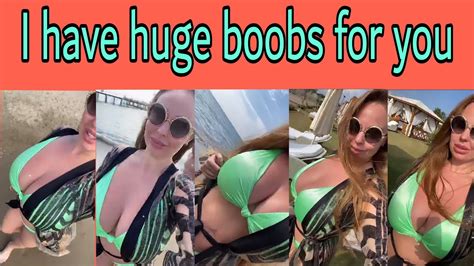 arttania russian model have beautiful huge boobs body show her resort youtube