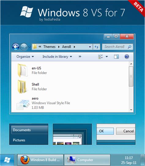 Windows 8 Vs For Win7 By Fediafedia On Deviantart