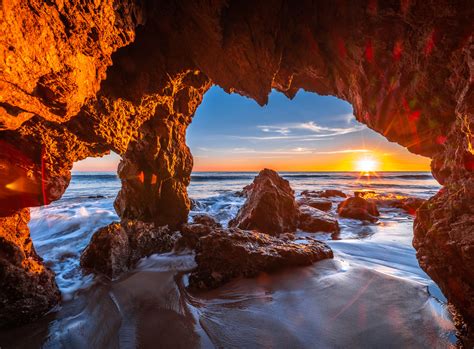Expedia's best prices · expedia rewards · secure booking Malibu Sea Cave Sunset El Matador State Beach California F ...