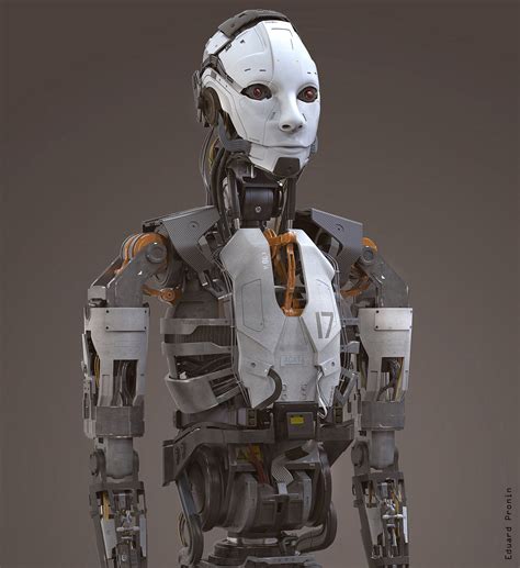 Human Robot Design Eduard Pronin Human Robot Robot Art Robot Design