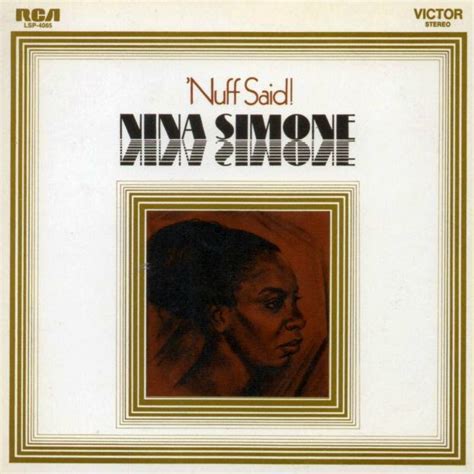 Nina simone ''black is the color.'' by andy stroud. Discos Fundamentais: Nina Simone - 'Nuff Said! 1968 (USA ...