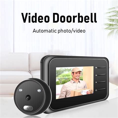 R11 24 Inch Smart Cordless Digital Doorbell Ir Night Vision Peephole