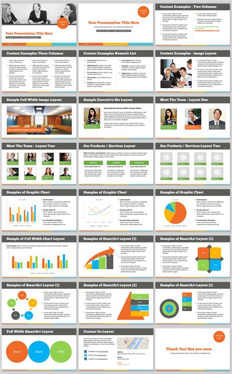 Best Powerpoint Template With A Vibrant And Modern Color