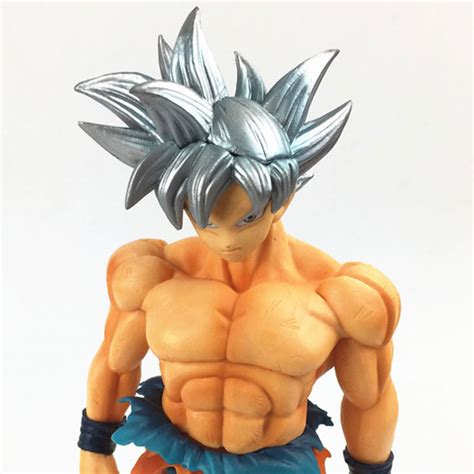 26cm Dragon Ball Z Goku Ultra Instinct Silver Hair Super Saiyan Goku