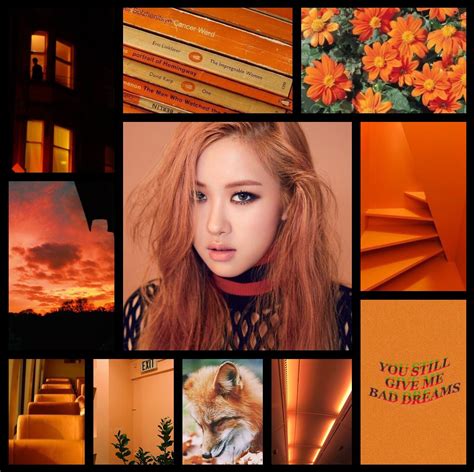 Blackpink Rose Orange Aesthetic Made By Victoriaangue Orange